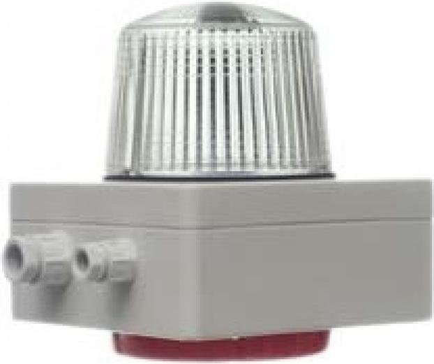 Produktbild Ze-Kom Typ 880 - 100 dB - Grau - Transparent - Acrylnitril-Butadien-Styrol (ABS) - 230