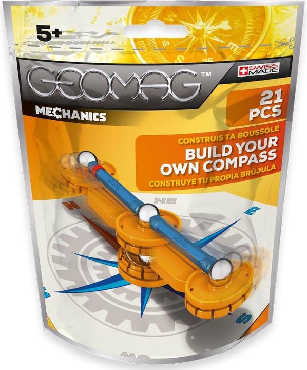 Image du produit Geomag Mechanics maak je eigen kompas - Jouets magnétiques au néodyme (e)