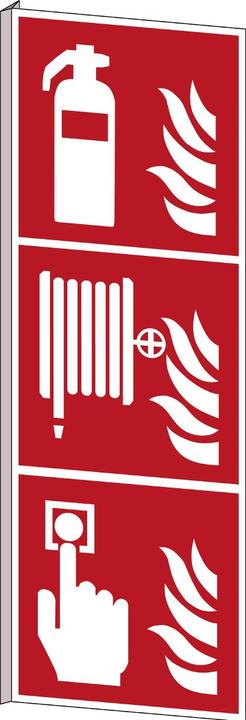 Produktbild Brady ISO 7010 PIC F001/F002/F005 B-455 Feuerlöscher, Feuerlöschschlauch und Brandmelder - ISO 7