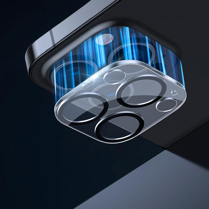 Immagine prodotto Joyroom Vetro protettivo per fotocamera per Apple iPhone 14 Pro, 14 Pro Max, 15 Pro, 15 Pro Max JR-LJ3 (1 Pezzo/i, Apple iPhone 14 Pro)