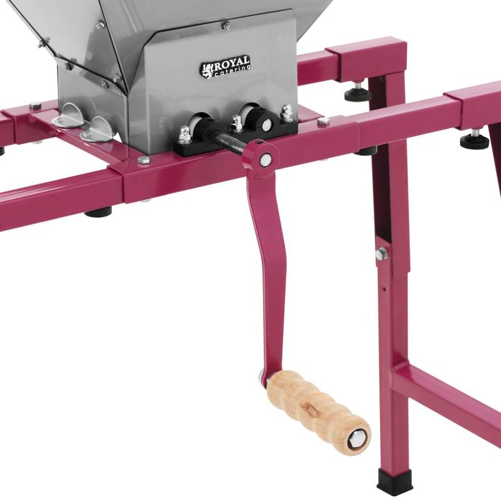 Produktbild Royal Catering Manuelle Obstmühle Obsthäcksler Obstmuser Traubenmühle Obstschredder 7 l