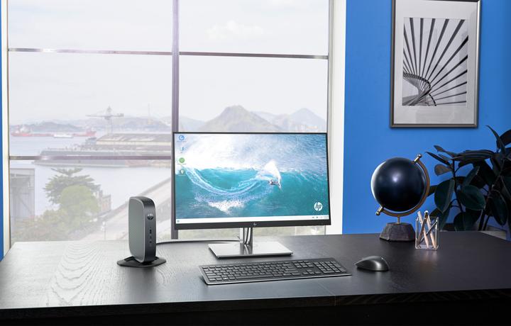 Actual product image HP Thin Client t540 12H60EA AMD Ryzen R1505G (AMD Ryzen Embedded R1505G, 4 GB, 32 GB, Radeon RX Vega 3)