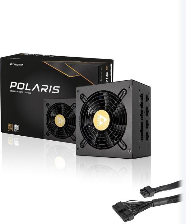 Immagine prodotto Chieftec Polaris /, 2.4, 80 PLUS, PFC attivo (550 W)