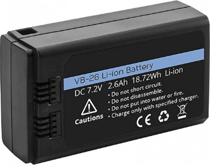 Actual product image Godox VB-26, Li-Ion battery to V1 (Flash unit battery)