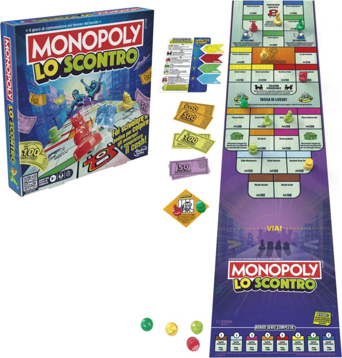 Actual product image Hasbro Gaming Monopoly (Italian)