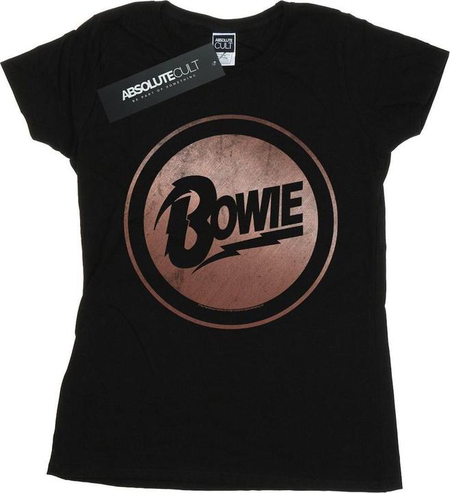 David Bowie Rose Gold Circle TShirt (XL)