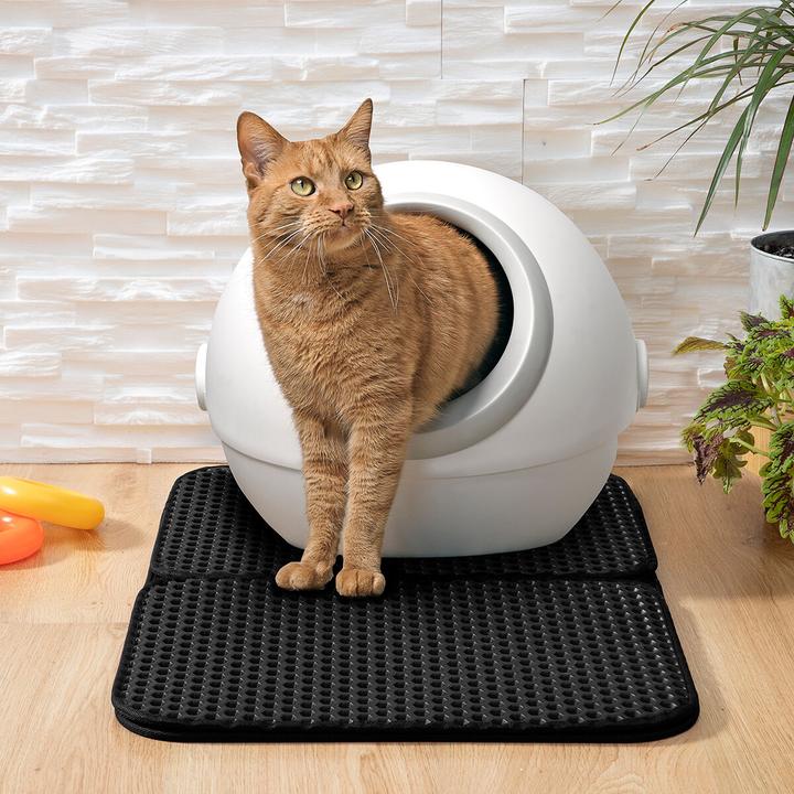 Produktbild InnovaGoods Katzensandmatte - Schwarz - 60 x 43 cm