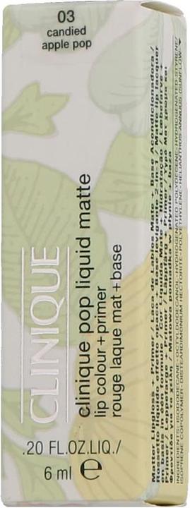 Image du produit Clinique Pop Liquid™ Matte Lip Colour + Primer (03 Pomme candie)