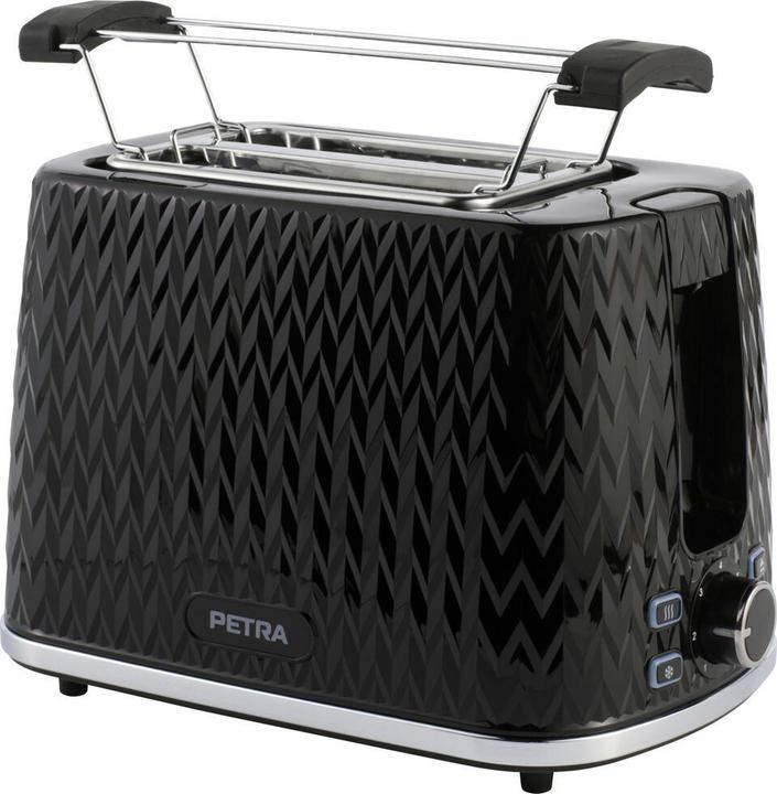 Image du produit Petra Chevron 2 Slice Toaster Black (Prise UE)
