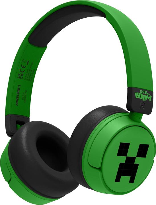 Image du produit NoName Casque Bluetooth avec contrôle parental - Minecraft Green