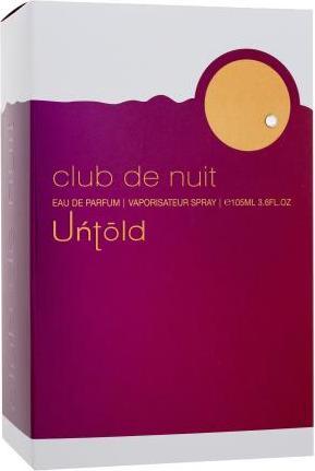 Image du produit Armaf Club De Nuit Untold (Eau de parfum, 105 ml)