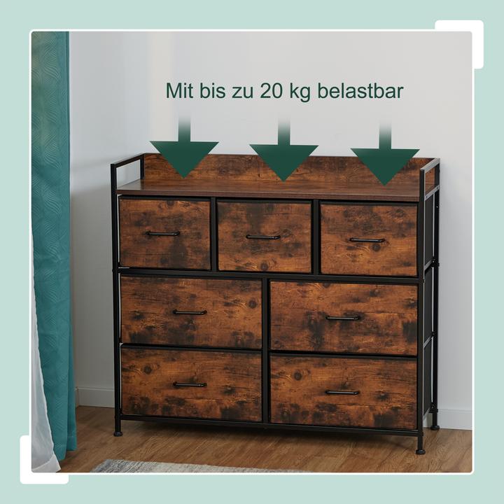 Produktbild Relaxdays Kommode (100 x 30.5 x 85 cm)