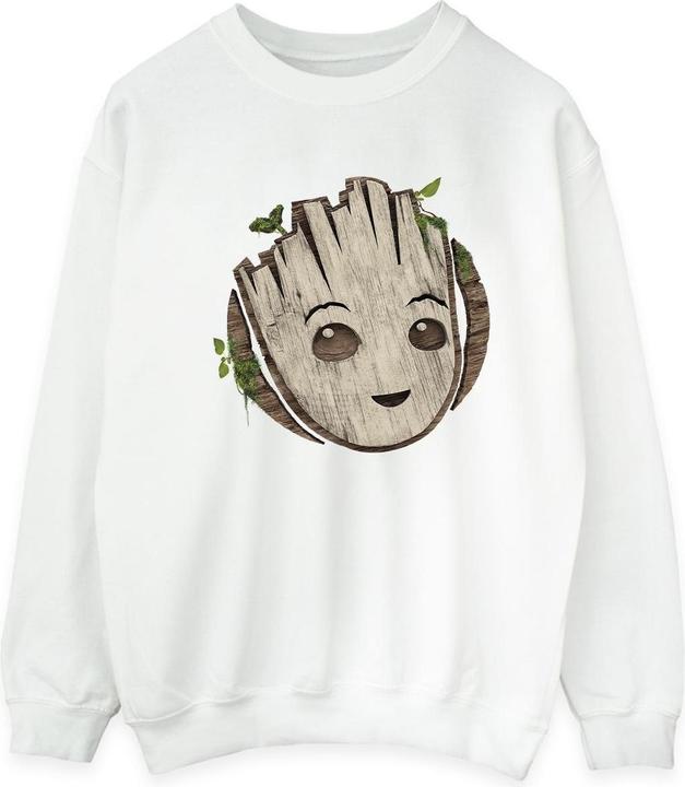 I Am Groot Wooden Head Sweatshirt