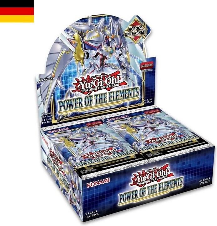 Produktbild Yu-Gi-Oh Power Of The Elements Booster Pack (Deutsch, Booster Pack)