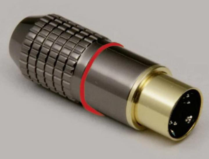 Produktbild BKL Electronic 0212014 Miniatur-DIN-Rundsteckverbinder Stecker, gerade Polzahl (