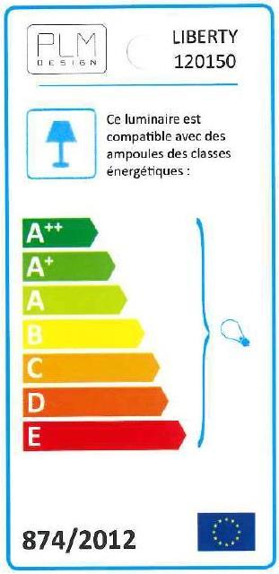 Energy Label PLM Design Liberty (E27)