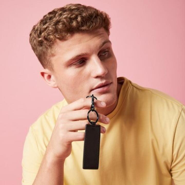 Actual product image Bagbase Boutique Pule Leather Look Key Ring