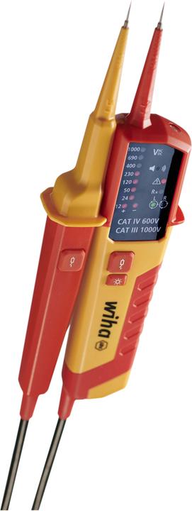 Actual product image Wiha Voltage and continuity tester (CAT IV 600V, CAT III)