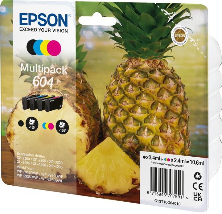 Produktbild Epson 604 Multipack (M, C, Y, BK)