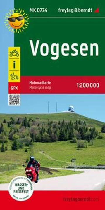 Produktbild PublicPress Motorradkarte Vogesen