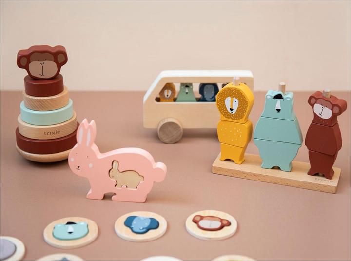 Produktbild Trixie Baby Holzstapelpuzzle Tiere