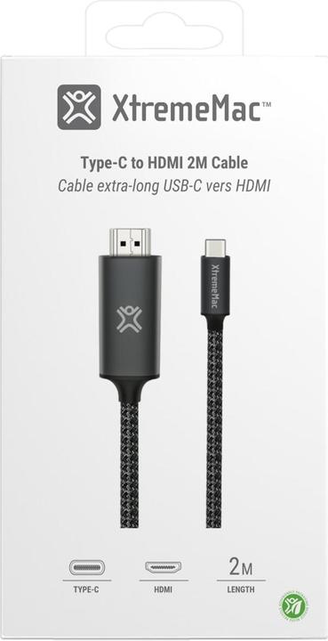 Produktbild XtremeMac USB C — HDMI (Typ A) (2 m, HDMI, USB Typ C)