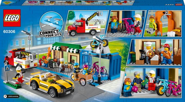 Produktbild LEGO Einkaufsstrasse mit Geschäften (60306, LEGO City)