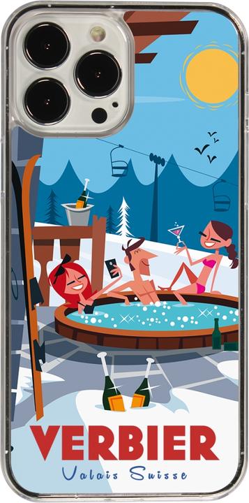 Image du produit PhoneLook Coque transparent Verbier Mountain Jacuzzi (Apple iPhone 13 Pro Max)