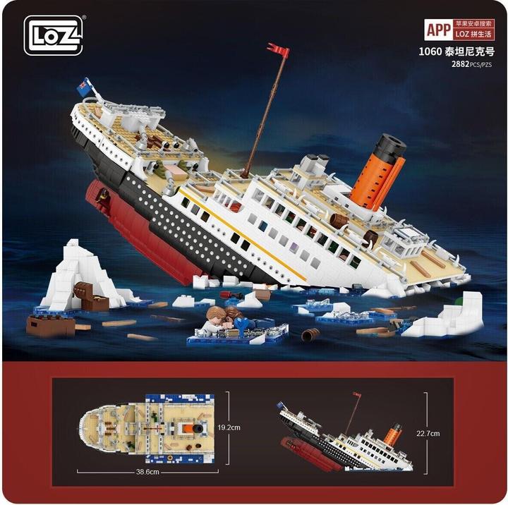 Actual product image LOZ Titanic