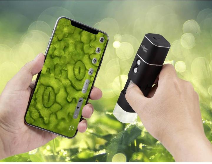 Actual product image Technaxx Phone Microscope WiFi FullHD TX 158