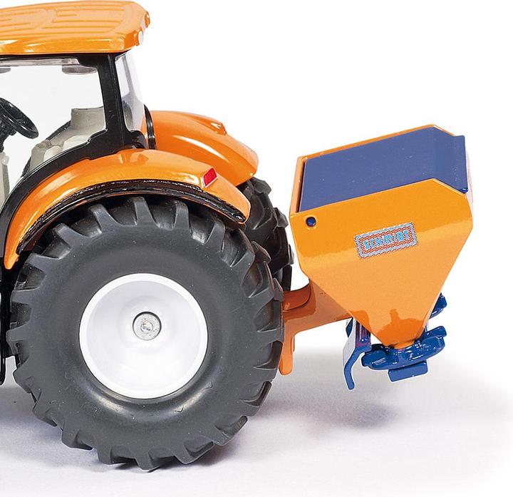 Actual product image Siku Tractor with clearing blade and spreader