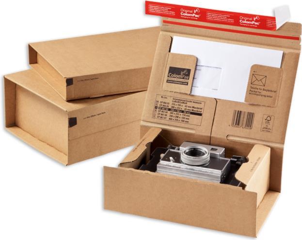 Actual product image Colompac Parcel shipping box 215x155x43 (215 x 155 x 43 mm, 20 x)