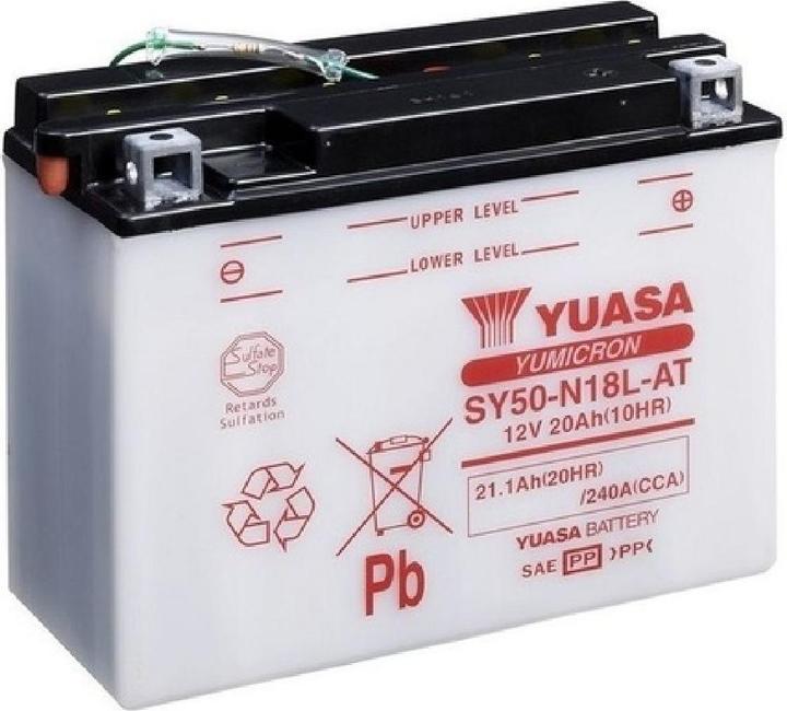 Produktbild Yuasa Motorradbatterie 12V 20Ah 240A (12 V, 20 Ah)