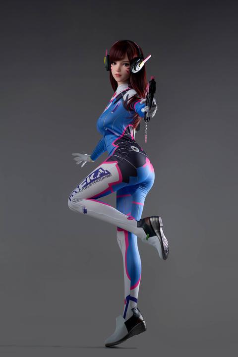 Produktbild Game Lady Full Silicone Doll D.Va 167 cm - Overwatch