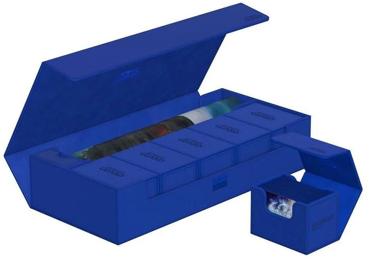 Produktbild Ultimate Guard Kartenbox XenoSkin Superhive 550+ Blau
