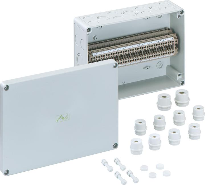 Spelsberg RKi 4/34-34x4q Terminal block enclosure 180 x 254 x 90 plastic grey 1pc. (Housing)