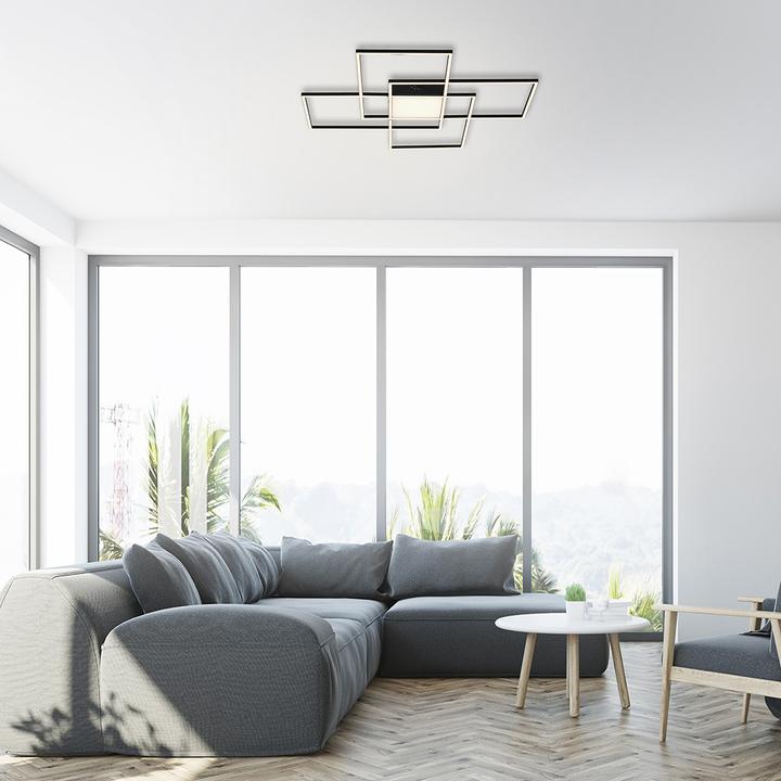 Produktbild Paul Neuhaus LED-Deckenleuchte LB22 44W 3400lm 2700-5000K sw Met ZB dim (4600 lm)