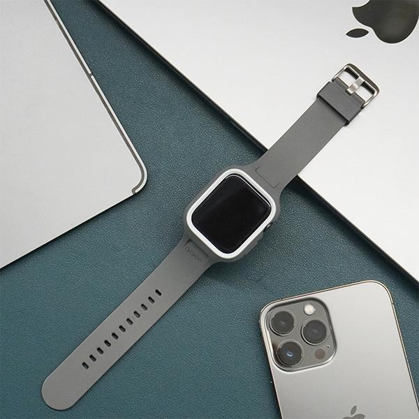 Actual product image Araree etui z paskiem Duple Pro Apple Watch 44/45mm biały/white AR70-01866B