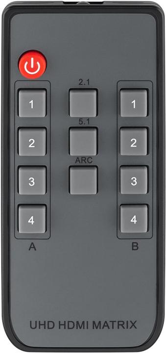 Actual product image Goobay HDMI Matrix Switch 4 to 2 4K @ 60 Hz