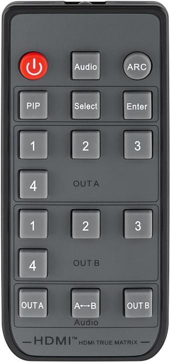 Actual product image Goobay HDMI Matrix Switch 4 to 2 4K @ 30 Hz