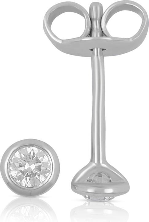 Muau Ohrstecker (Weissgold 750)
