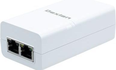 Actual product image Dexlan 10/100/1000M PoE Injector IEEE802.3af 15.4W (802.3af (PoE), 15.40 W)