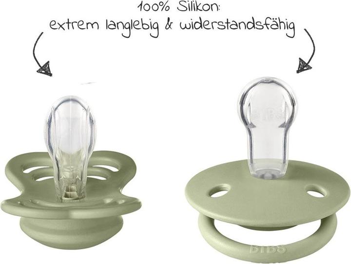 Actual product image Bibs Try-It Collection soother, Sage (4 x, up to 6 M.)