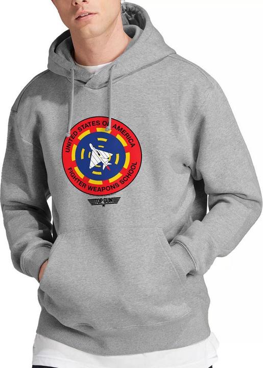 Immagine prodotto Top Gun Fighter Weapons School Felpa con Cappuccio Uomo (XL)