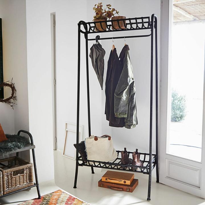 Produktbild Loberon Garderobe Downey antikschwarz