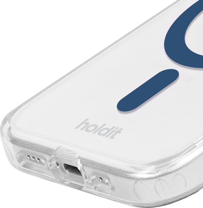 Actual product image Holdit Handyhülle MagSafe Denim Blau/Transparent (Apple iPhone 15 Pro Max)