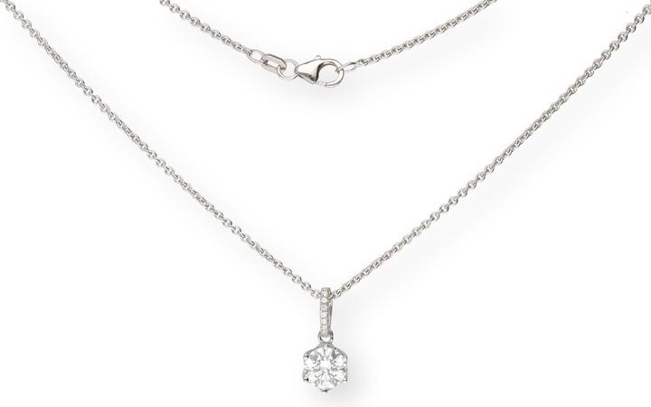 Carat Solitaire (Silber 925, 42 cm)