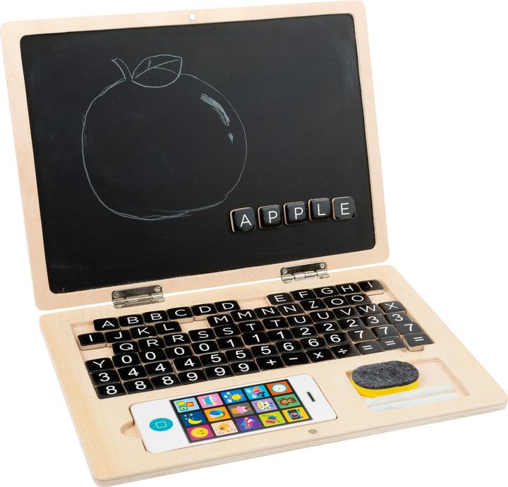 Produktbild small foot Holzlaptop mit Magnet Tafel (Deutsch)