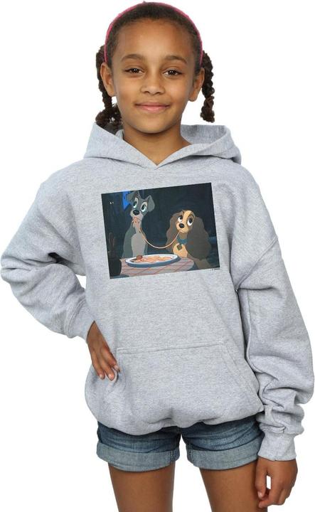 Produktbild Disney Lady And The Tramp Spaghetti Slurp Kapuzenpullover Mädchen (152, 158)