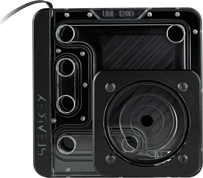 Produktbild Aquatuning Stealkey UNI 120D Distro Plate